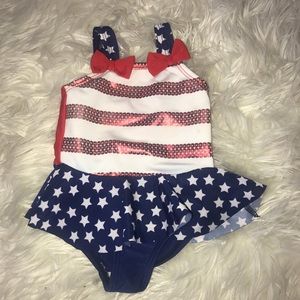 American Flag bathing suit